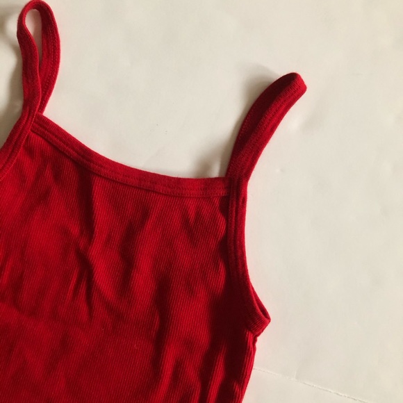 Brandy Melville Tops - Brandy Melville Red Belle Crop Tank